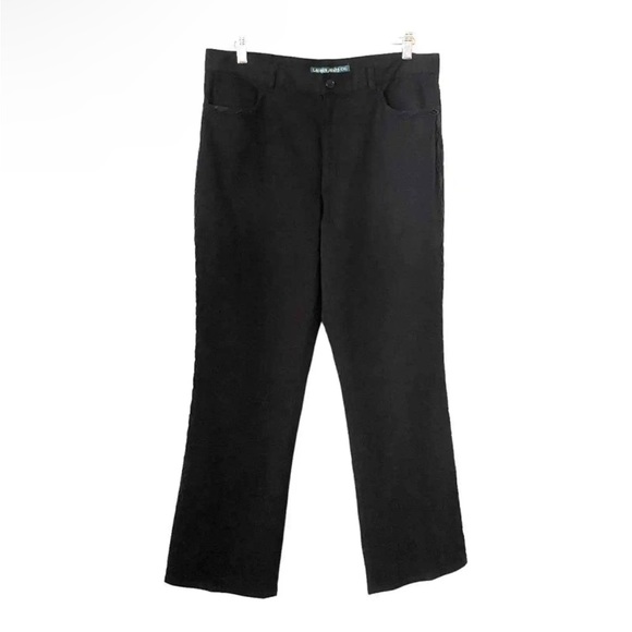 Ralph Lauren Black Beaded Straight Leg Relaxed Fit Western - Picture 7 of 7